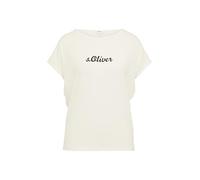 s.Oliver 2165897 T-Shirt, Ivoire, 48 Femmes