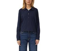 Blouse chemisier cropped avec ourlet Ã©lastiquÃ© femme s.Oliver Bleu 46
