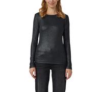 s.Oliver 2175413 T-Shirt à Manches Longues avec Effet Scintillant Femme