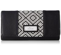 S.Oliver 39.509.93.3046, Portefeuille Femme - Multicolore (Grey/Black AOP 99a1), 19x10x1 cm (B x H x T)