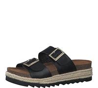 s.Oliver 5-5-27201-28, Sandale Glissante Femme, Noir, 37 EU