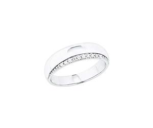 s.Oliver , Anneau Argent Oxyde de Zirconium femme, Argenté, - 2027570