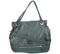 s.Oliver (Bags) 2 Wy Pleat Shopper, Shoppers Femme - Vert - Grün (Grün 7958), 36x39x10 cm (B x H x T) EU