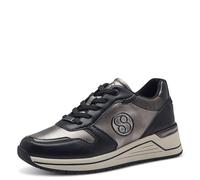 s.Oliver Baskets Basses pour Femme 5-23619-43, Black Pewter, 37 EU