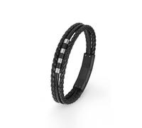s.Oliver Bijou Enfant Et Adolescent Bracelet Cuir Acier Inoxydable 2018842