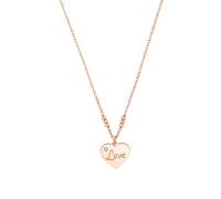 S.Oliver Bijou Femme Collier Argent Rose Orné De Zirconium Cœur 2031416