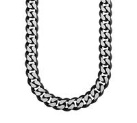 s.Oliver Bijoux Collier Homme Chaîne En Acier Inoxydable Noir SO1206/1 - 508407