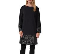 s.Oliver BLACK LABEL 2173649 Robe à Manches Longues avec Paillettes, 9999, 44 Femmes