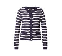 s.Oliver BLACK LABEL Cardigan bleu foncé / blanc, Taille XS-S