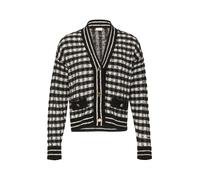 s.Oliver BLACK LABEL Cardigan noir / blanc, Taille M