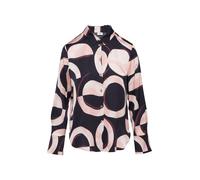 s.Oliver BLACK LABEL Chemisier bleu marine / rose / rosé / canneberge, Taille XXXL