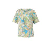 s.Oliver BLACK LABEL Chemisier écru / bleu ciel / olive, Taille XXL