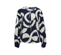 s.Oliver BLACK LABEL Chemisier ivoire / bleu marine, Taille M