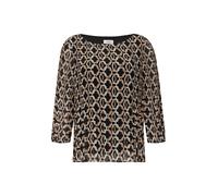 s.Oliver BLACK LABEL Chemisier marron / gris / noir, Taille S