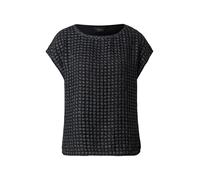 s.Oliver BLACK LABEL Chemisier noir / argent, Taille XS