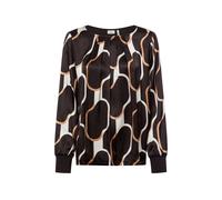 s.Oliver BLACK LABEL Chemisier noisette / noir / blanc, Taille S-M