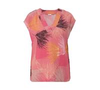 s.Oliver BLACK LABEL Chemisier orange / saumon / noir / blanc, Taille XXL