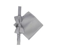 s.Oliver BLACK LABEL Nœud papillon gris / gris foncé / blanc, Taille 1