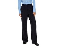 s.Oliver Black Label Regular : Pantalon Large en Viscose mélangée, Bleu Marine, 34W / 32L