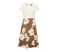 s.Oliver BLACK LABEL Robe beige clair / marron / blanc, Taille 46