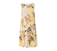 s.Oliver BLACK LABEL Robe beige / écru / jaune / noir, Taille 38