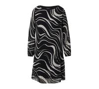 s.Oliver BLACK LABEL Robe de cocktail noir / blanc cassé, Taille 36