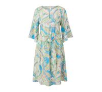s.Oliver BLACK LABEL Robe écru / bleu / jaune / vert clair, Taille 40