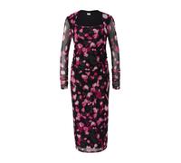s.Oliver BLACK LABEL Robe éosine / rose foncé / noir / blanc naturel, Taille 44
