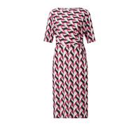 s.Oliver BLACK LABEL Robe fuchsia / rose clair / noir / blanc, Taille 34