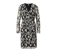 s.Oliver BLACK LABEL Robe ivoire / noir, Taille 42