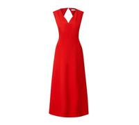 s.Oliver BLACK LABEL Robe Maxi pour Femme en mélange de Lin, Rouge (3062), 42