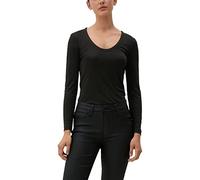 s.Oliver BLACK LABEL Shirt à Manches Longues, Noir, 40 Femme