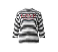 s.Oliver BLACK LABEL Sweat-shirt crème / rouge / noir, Taille XXXL
