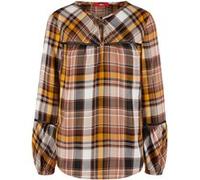 s.Oliver Blouse Brown Check Taille: 32 | Chemisiers Outlet | Femme | Marron
