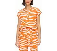 s.Oliver Blouses Orange-white Taille: 38 | Chemisiers Outlet | Femme | Orange