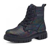 s.Oliver Bottes à lacets pour enfants doublées noir-multicolore, Couleur:noir, EU Taille:33