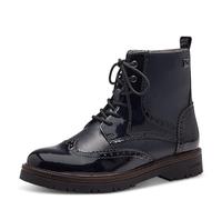 s.Oliver Bottes à lacets sans talon avec fermeture éclair pour femme - Végétalien, bleu marine, 41 EU