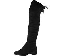 S.Oliver Bottes Femme Overknee À Tige Élastique À Talon Bloc 5-25501-43