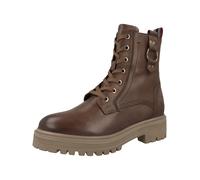 s.Oliver Bottines Plates en Dentelle pour Femme 5-25201-43, Cappuccino, 39 EU