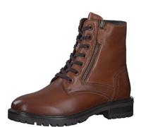 s.Oliver Bottines Plates en Dentelle pour Femme 5-25219-41, Cognac, 40 EU