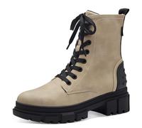 s.Oliver Bottines Plates en Dentelle pour Femme 5-25220-41, Beige, 36 EU