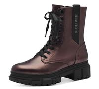 s.Oliver Bottines Plates en Dentelle pour Femme 5-25221-43, Métal Bronze, 40 EU