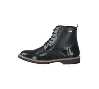 s.Oliver Bottines Plates en Dentelle pour Femme 5-25255-43, Noir/Comb, 36 EU