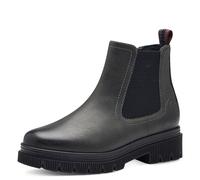 s.Oliver Bottines Plates en Dentelle pour Femme 5-25406-43, Graphite, 37 EU