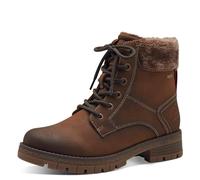 s.Oliver Bottines Plates en Dentelle pour Femme 5-26227-43 Botte de Neige, Cognac, 36 EU