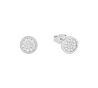 s.Oliver Boucles d'oreilles à tige en acier inoxydable/argent sterling 925 pour femmes, boucles d'oreilles, livrées dans un coffret cadeau