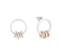 s.Oliver Boucles d'oreilles à tige en argent sterling 925 pour femmes, boucles d'oreilles, avec zircone synthétique, argent, livrées dans un coffret cadeau