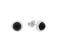 s.Oliver Boucles d'Oreilles Clous Femme - Acier Inoxydable - Agate Argent - 9mm - Avec Boîte Cadeau - 2040607