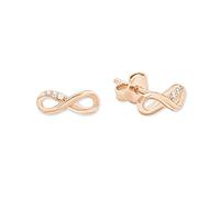 s.Oliver Boucles d'oreilles à tige en argent sterling 925 pour femmes, boucles d'oreilles, avec zircone synthétique, argent, livrées dans un coffret cadeau