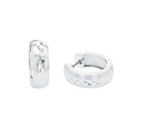 s.Oliver Boucles d'oreilles créoles, Boucle Oreille, Anneau Oreille, mittel, Argent, Sans